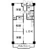 コーポ春日丘 3LDKの間取り