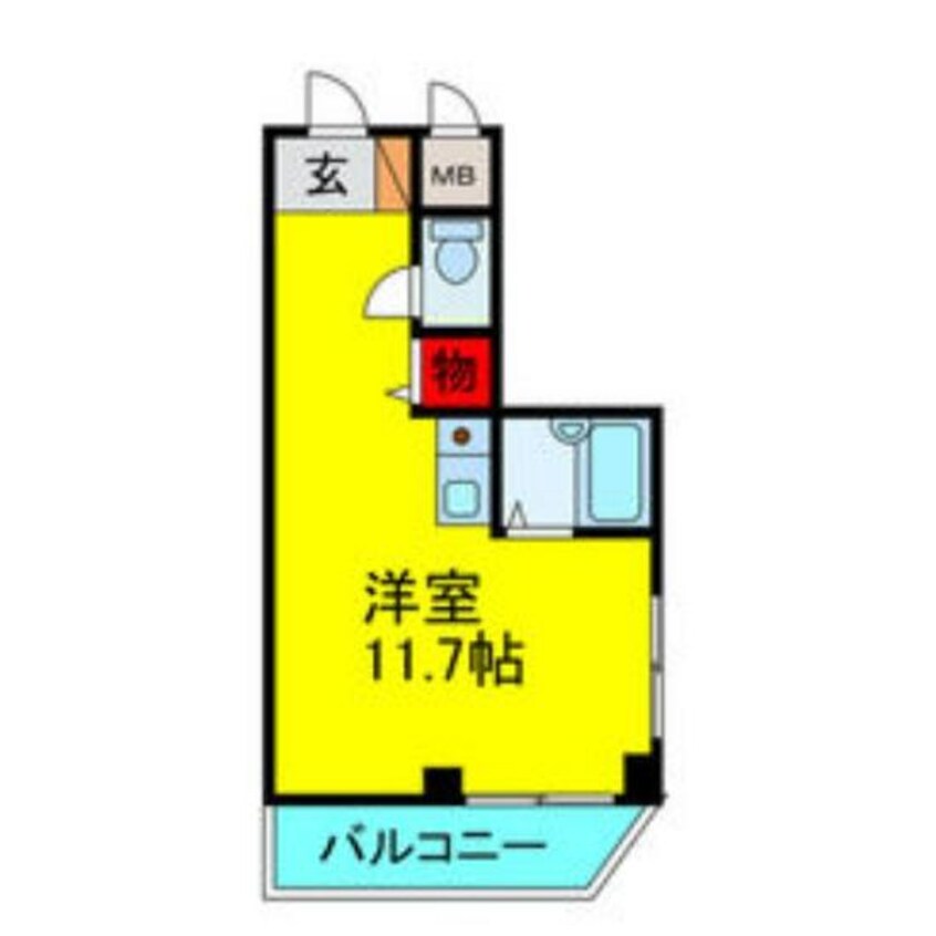 間取図 グリーンビル交野