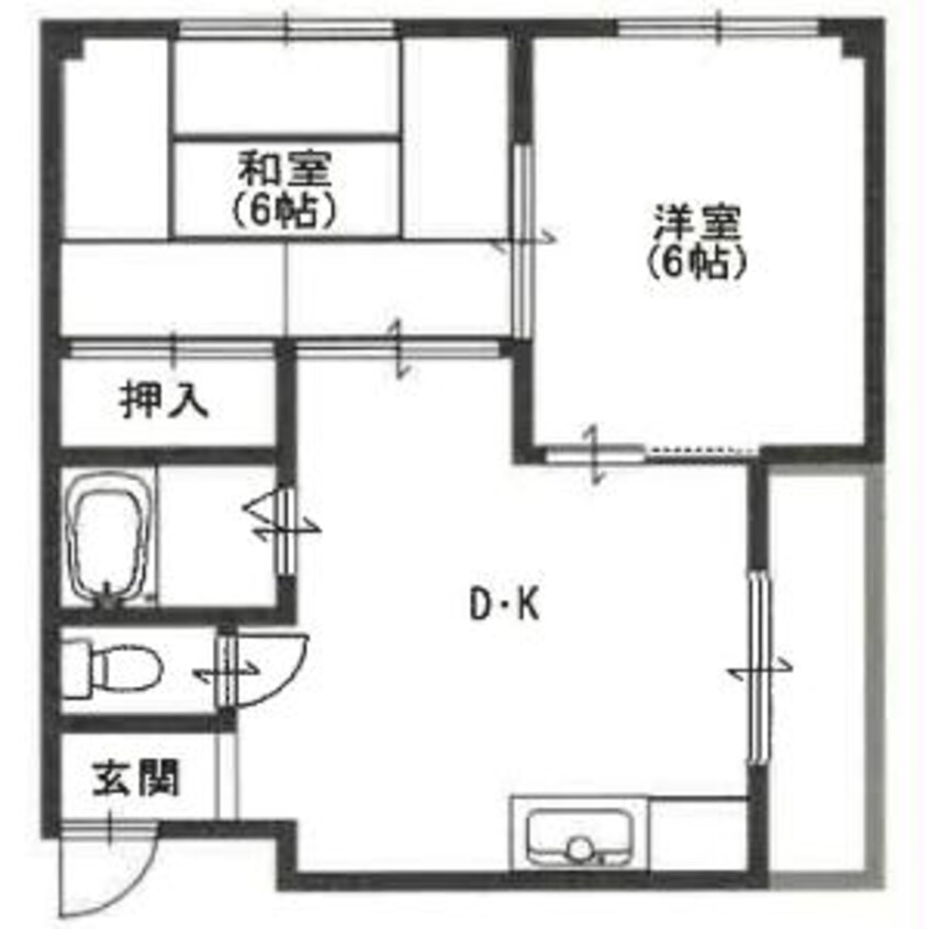 間取図 城マンション