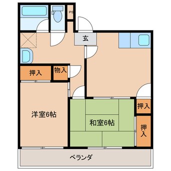 間取図 クレール星田