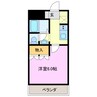 La Casita 1Kの間取り