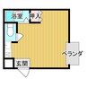 チェリー広野 1Rの間取り