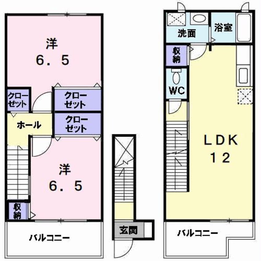 間取図 アルカザーレふじ