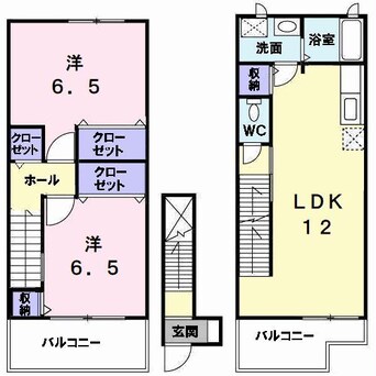 間取図 アルカザーレふじ