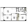 マンションあけぼの 3LDKの間取り
