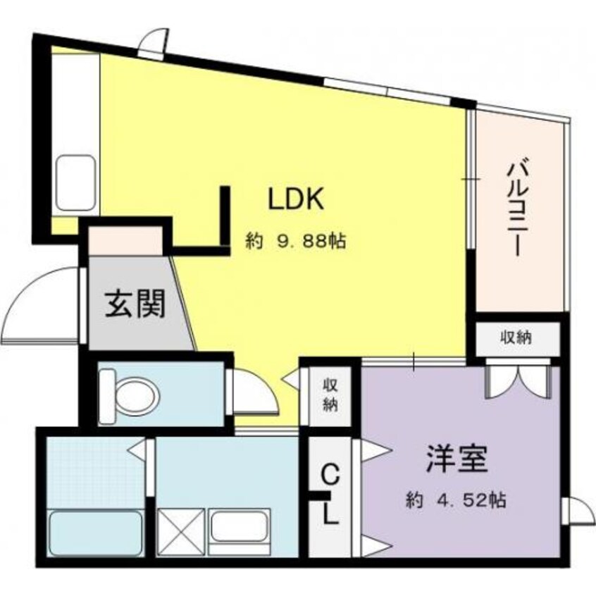 間取図 ルミエール星田2番館