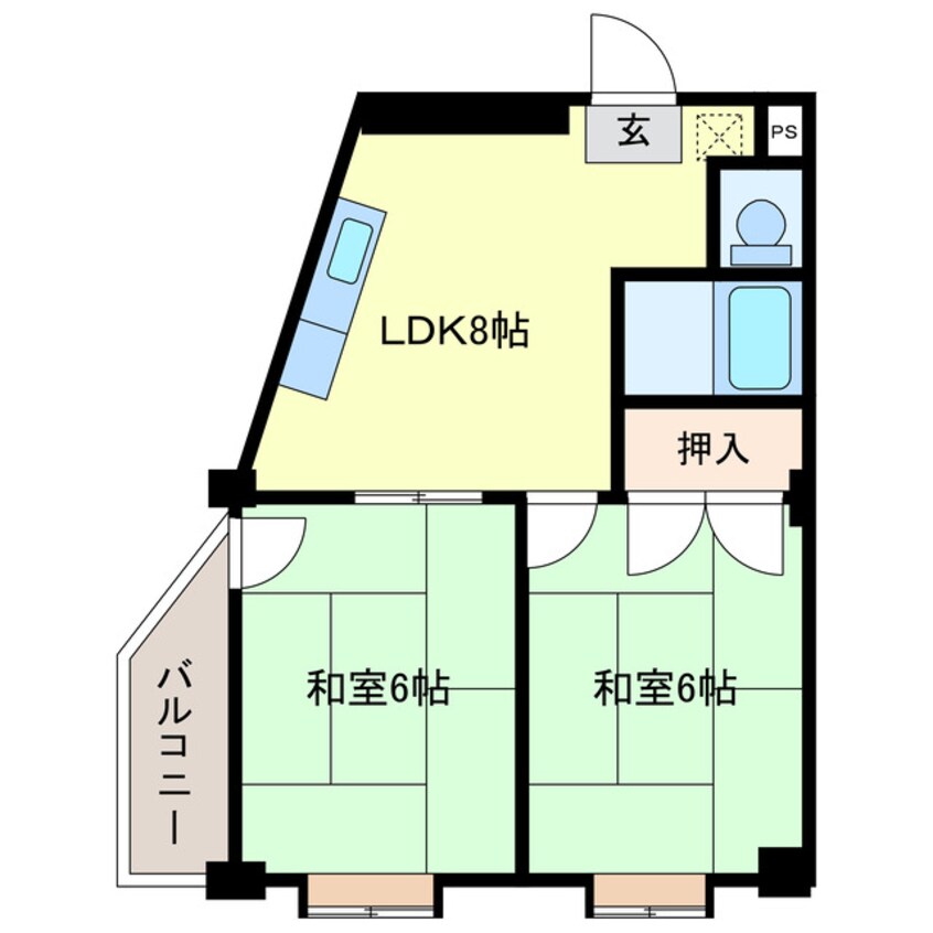 間取図 タイセイパレス星田