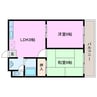 ウエストコート 2LDKの間取り