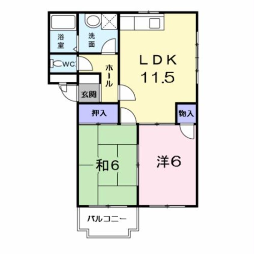 間取図 グリーンマンション