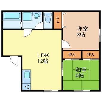間取図 郡津大京マンション