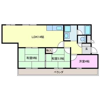 間取図 エスポワール交野