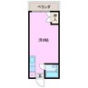 稲田マンション 1Rの間取り
