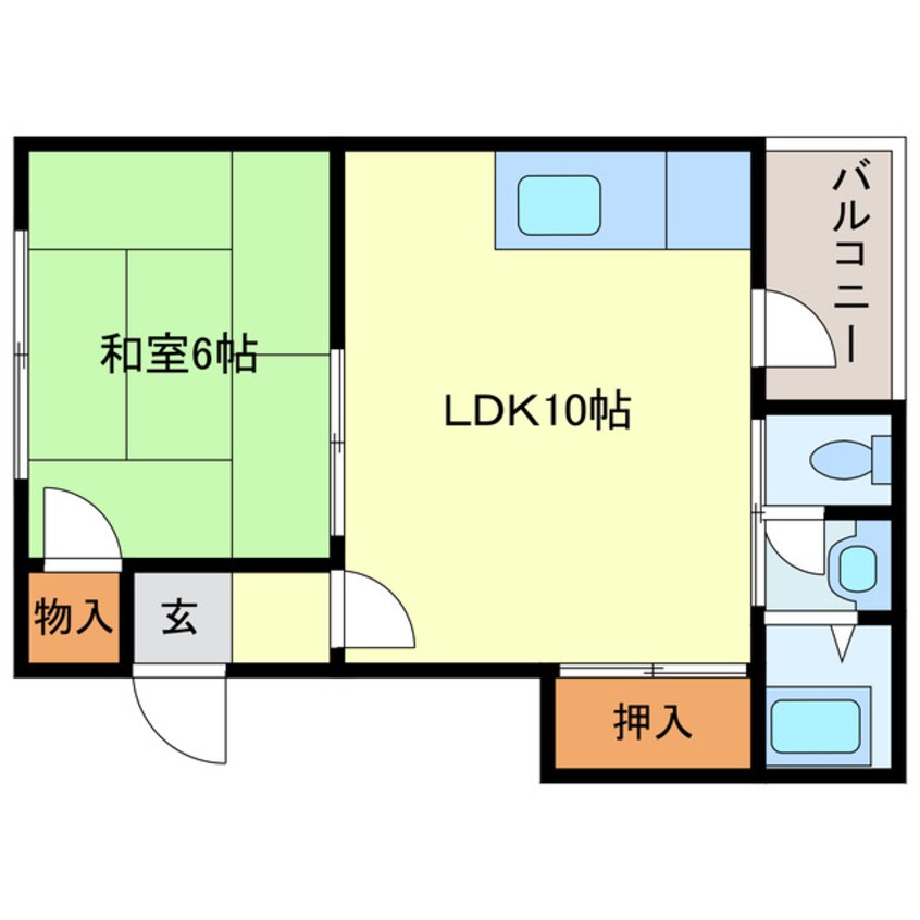 間取図 上田ハイツ