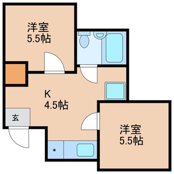 間取図 ミングル星ヶ丘一番館