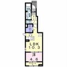 グランソレイユ壱番館 1LDKの間取り