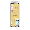 Kハイツ 2DKの間取り