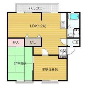間取図 ハイツカトレアA棟
