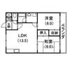 ロータリーマンション村野A 2LDKの間取り
