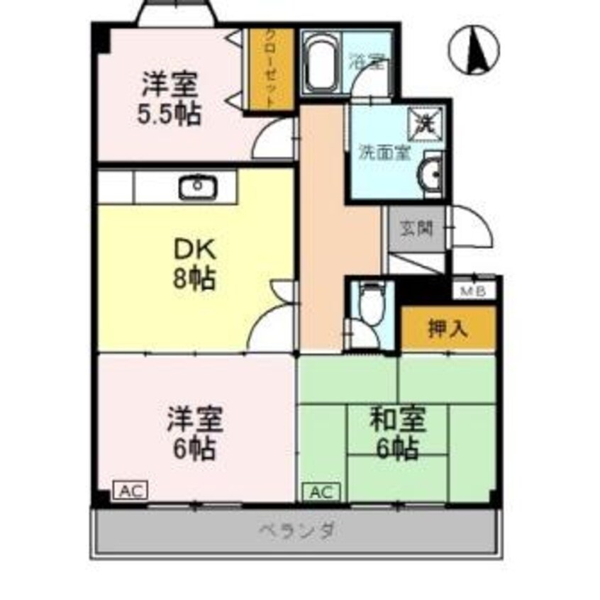 間取図 正栄ハイツ