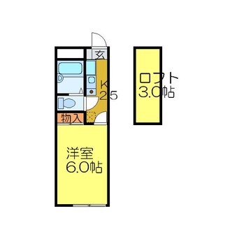 間取図 レオパレスエスポワール藤阪