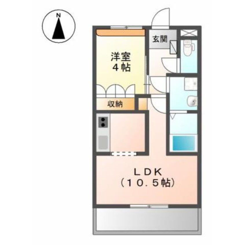 間取図 オオミネＳｑｕａｒｅ　１０　