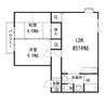 リバーランドジョイ　E棟 2LDKの間取り