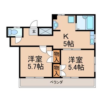 間取図 Mプラザ津田駅前七番館