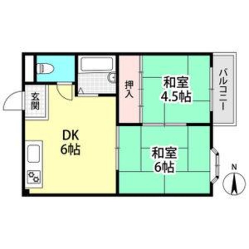 間取図 グリーンハイツユコ