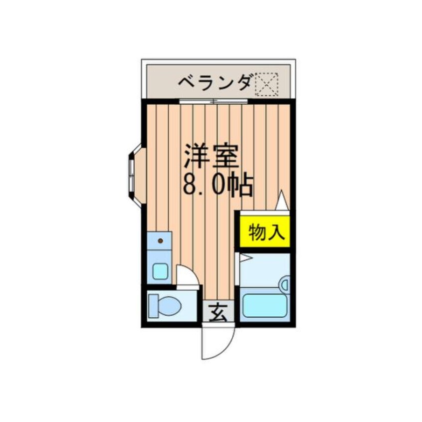 間取図 シャンテー長尾家具