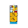 Mプラザ津田駅前十番館 2Kの間取り