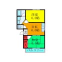 交久瀬ハイツ　B棟の間取図