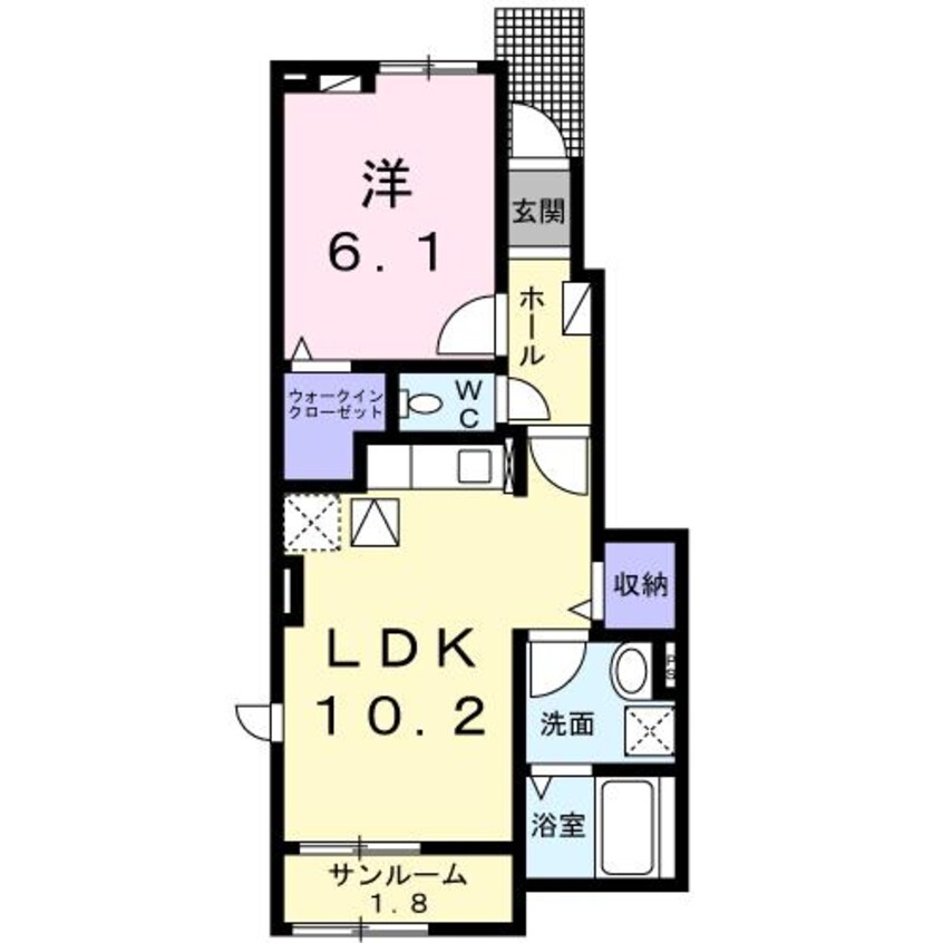 間取図 コート　ド　ブラン