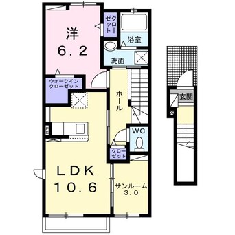 間取図 コート　ド　ブラン