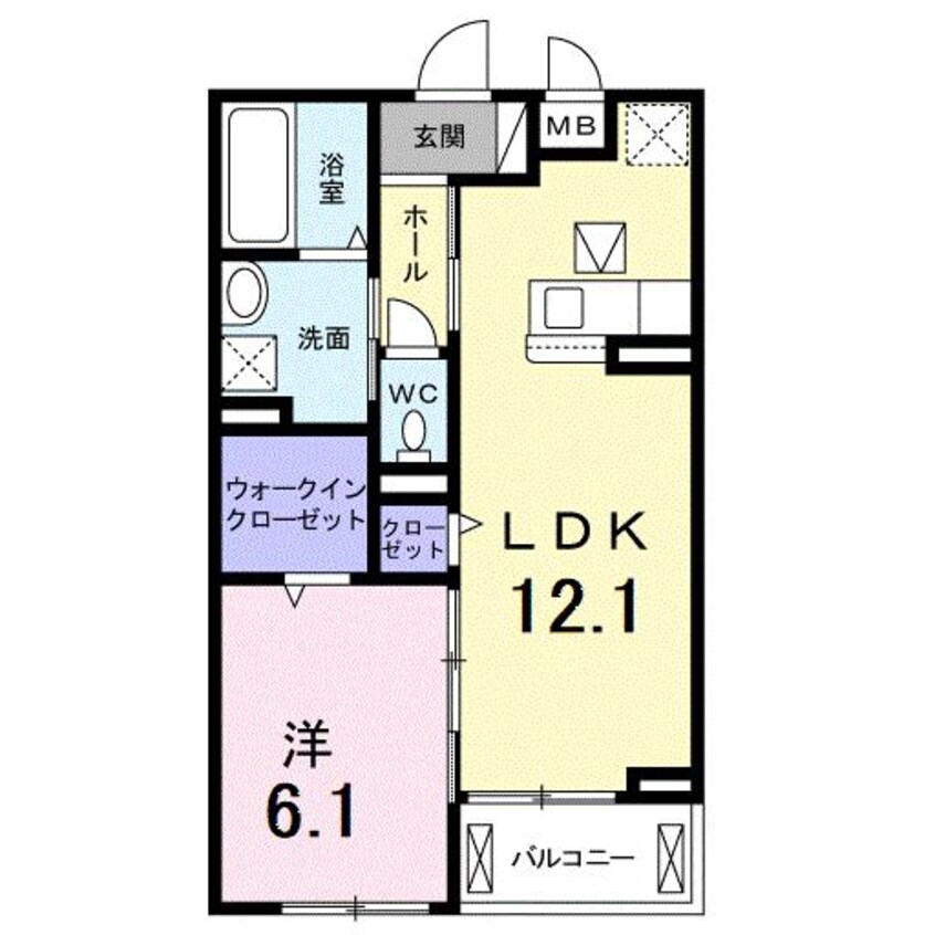 間取図 エスコンディーテ