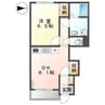津田くにみ谷’08 1LDKの間取り