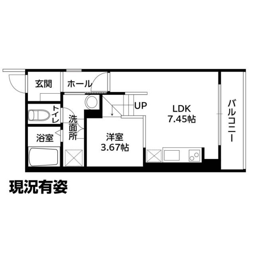 間取図 キャルムコート交野2番館