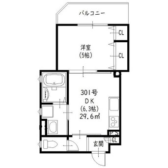 間取図 クリエオーレ清瀧