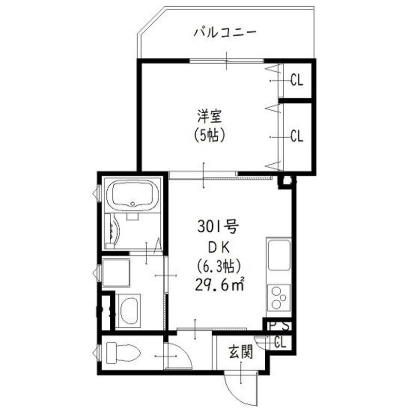 間取図 クリエオーレ清瀧