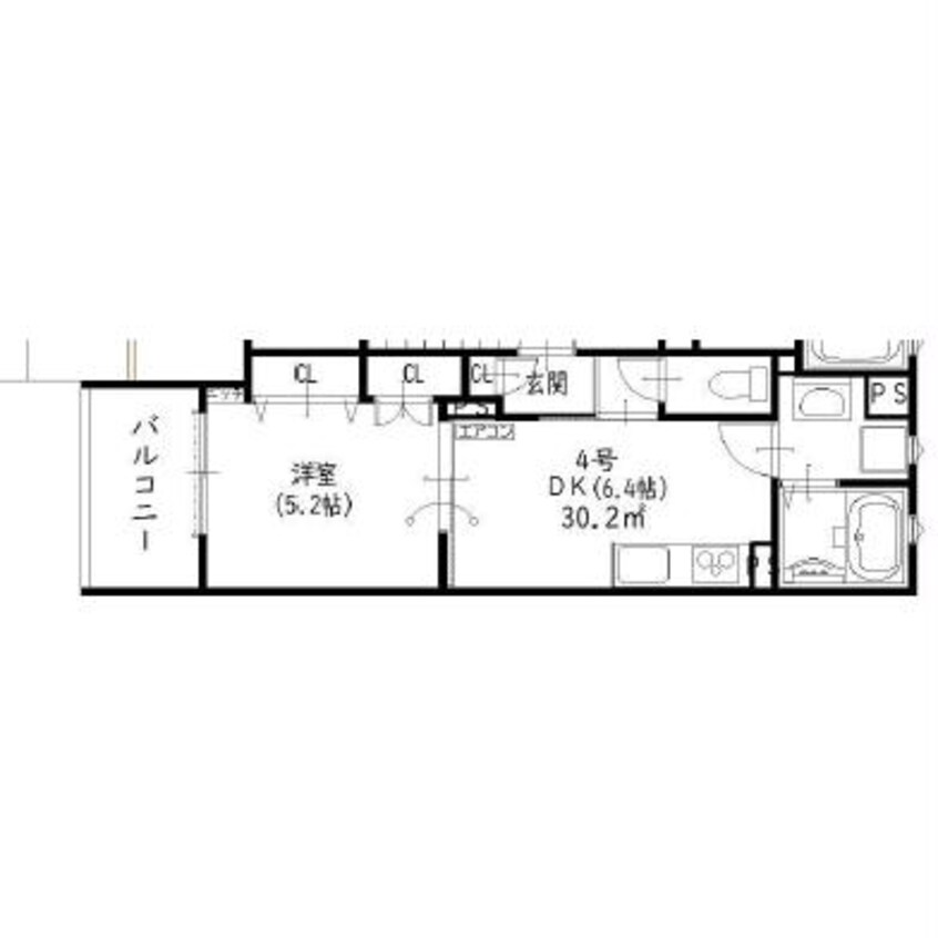 間取図 クリエオーレ清瀧