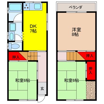 間取図 桜井裕子借家