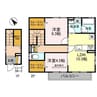 レクエルド 2LDKの間取り