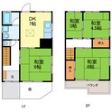 私部7丁目戸建ての間取図