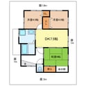郡津2丁目一戸建貸家の間取図