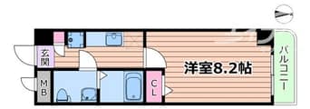 間取図 東海道本線<琵琶湖線・JR京都線>/東淀川駅 徒歩6分 7階 築21年