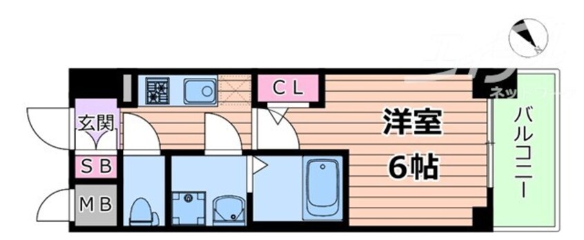 間取図 おおさか東線/ＪＲ淡路駅 徒歩3分 11階 1年未満