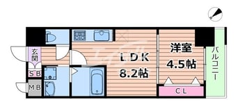 間取図 大阪メトロ御堂筋線/新大阪駅 徒歩8分 3階 築19年