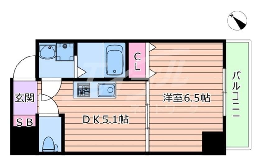 間取図 オクトレーベン新大阪