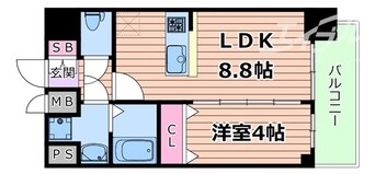間取図 プレサンスOSAKA姫里ヴィオン
