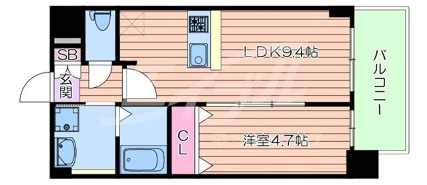 間取図 プレサンス新大阪ジェイズ