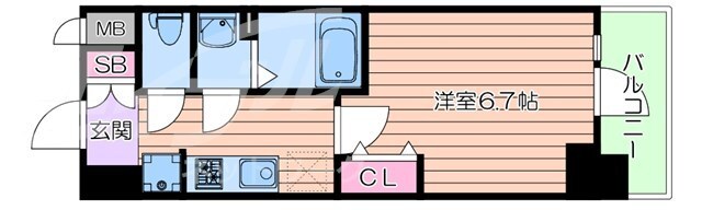 間取り図 阪急京都線/南方駅 徒歩9分 5階 築3年